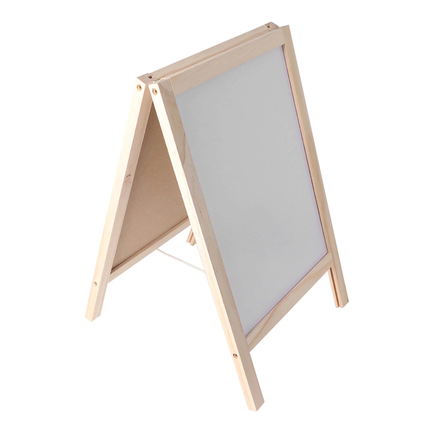 Double Sided Easel,Kids Easel Double Sided Foldable Standing Large Painting Space Poplar Structure Wooden Easel 25x40cm with Accessories,Wooden Easel
