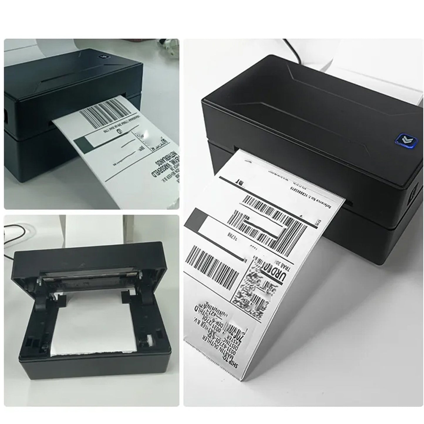 Bluetooth Thermal Printer, Wireless 4x6 Shipping Label Printer for Shipping Package and Small Business Compatible Windows, Mac, iOS, Android, Labels Maker Thermal Label Printer