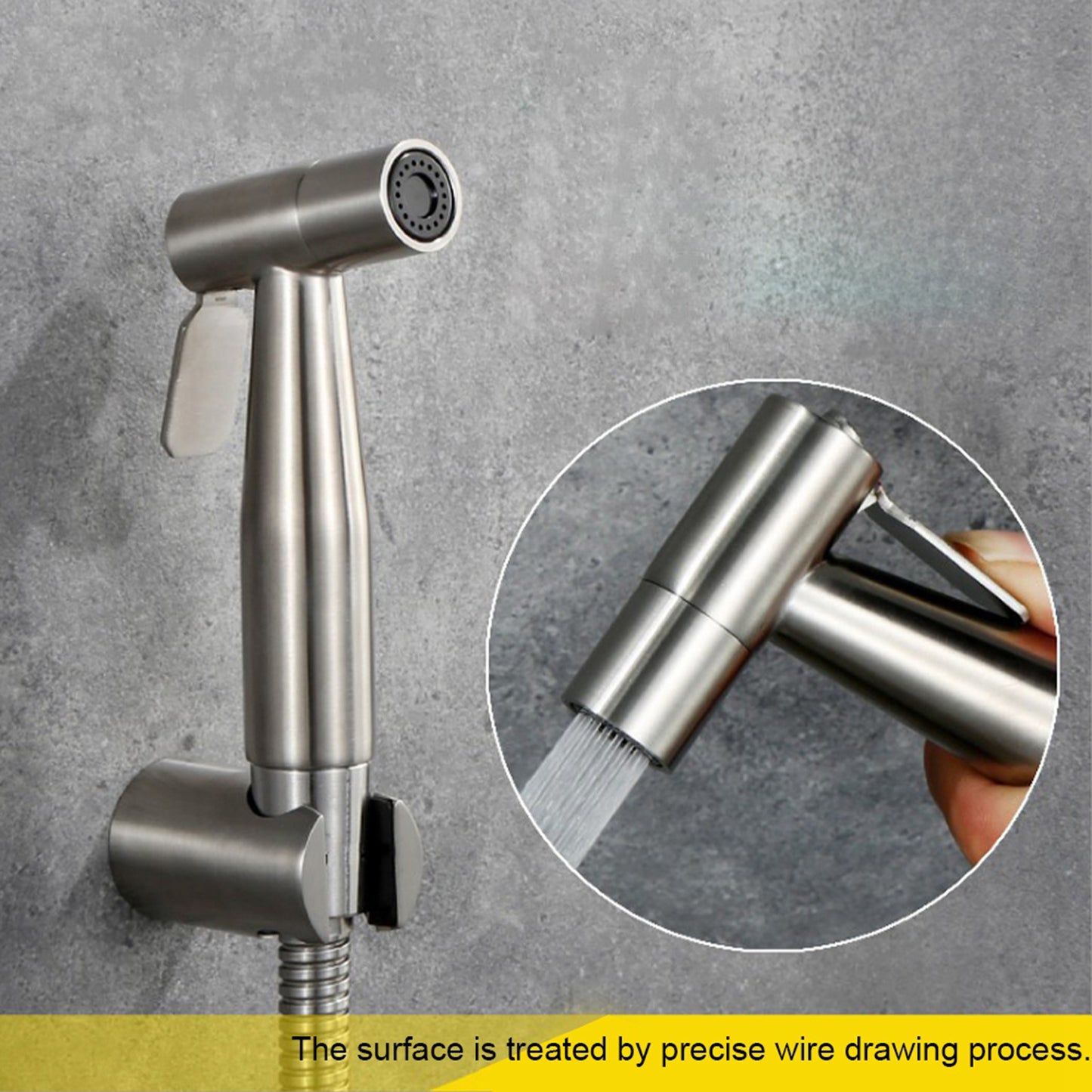 Bathroom Bidet Sprayer, Bidet Sprayer, Stainless Steel Corrosion- For Old For Home 304 Stainless Steel Bidet Sprayer