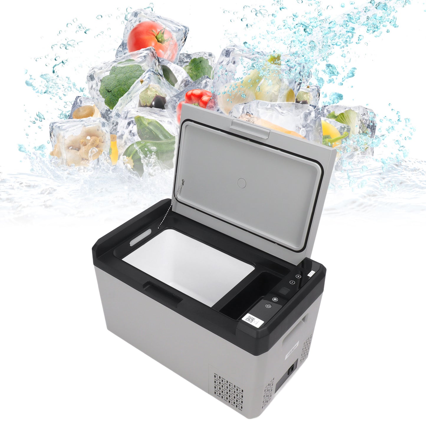 25L/26Qt Car Refrigerator, Portable Fridge For Home And Outdoor, Can Be Directly Linked To APP