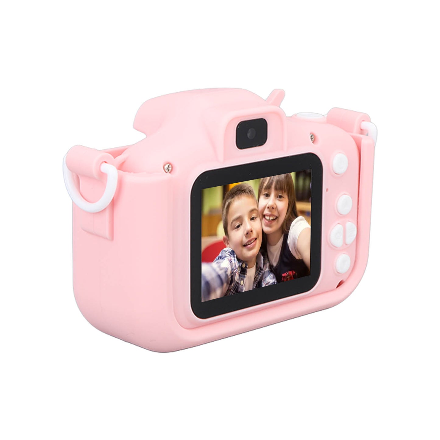 Kids Camera Christmas Birthday Gifts for Boys Girls Age 3-12, 1080P HD Kids Digital Selfie Video Camera Toy for Toddler 3 4 5 6 7 8 Years Old, with Soft Silicone Cover
