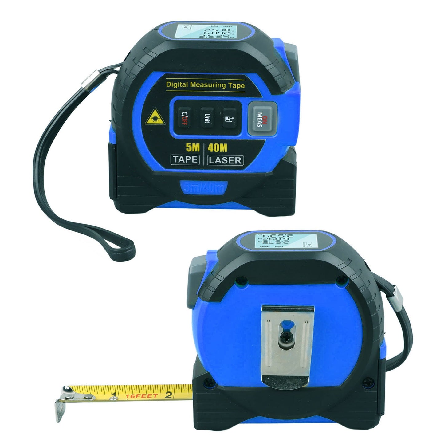 3 In 1 Digital Tape Measure, LCD Display, Measuring Tool