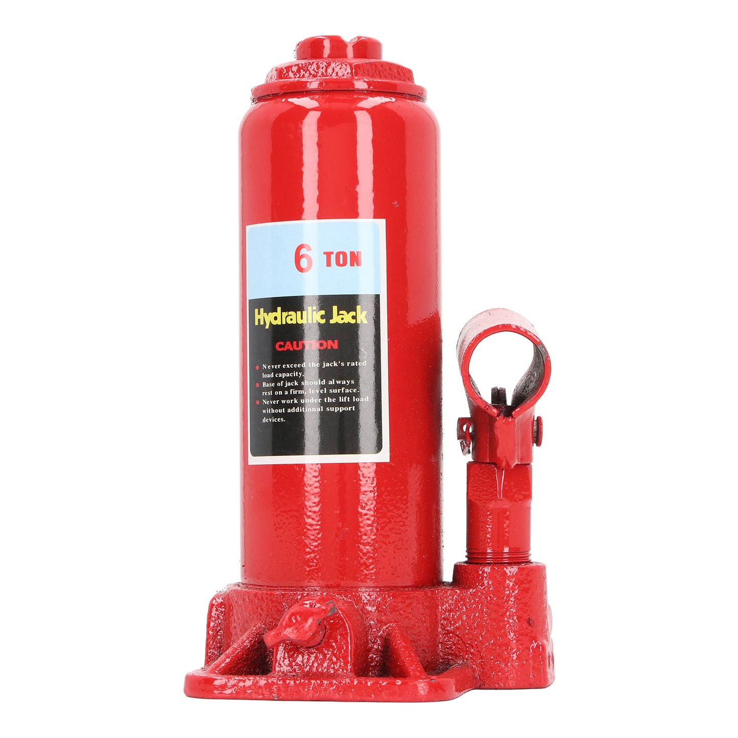 6 Ton Hydraulic Bottle Jack Heavy Duty Red Color Portable Welded Hydraulic Car Jack