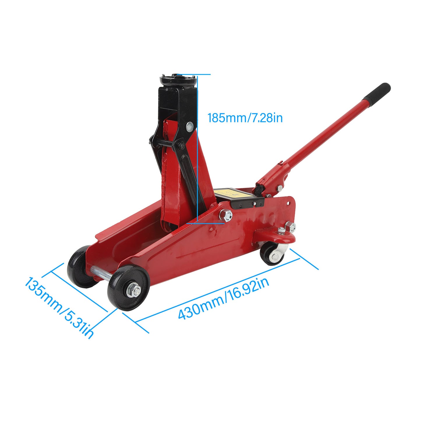 2 Ton Trolley Jack With 2 Ton Jack Stands, Lightweight Portable Car Lift Jack Tool Kit For SUVs Small Vehicles