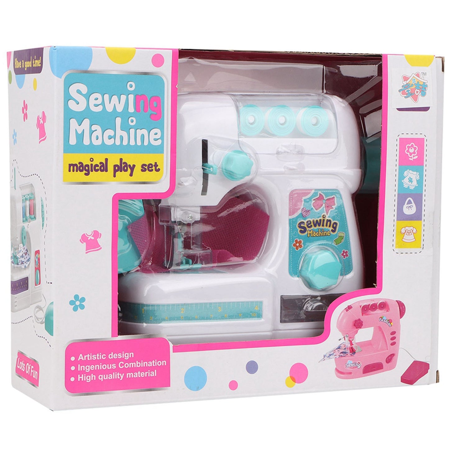 Delicate Mini Sewing Machine, Sewing Machine Toy For Kids, For Kids Over 4 Years Old Boys And Girls
