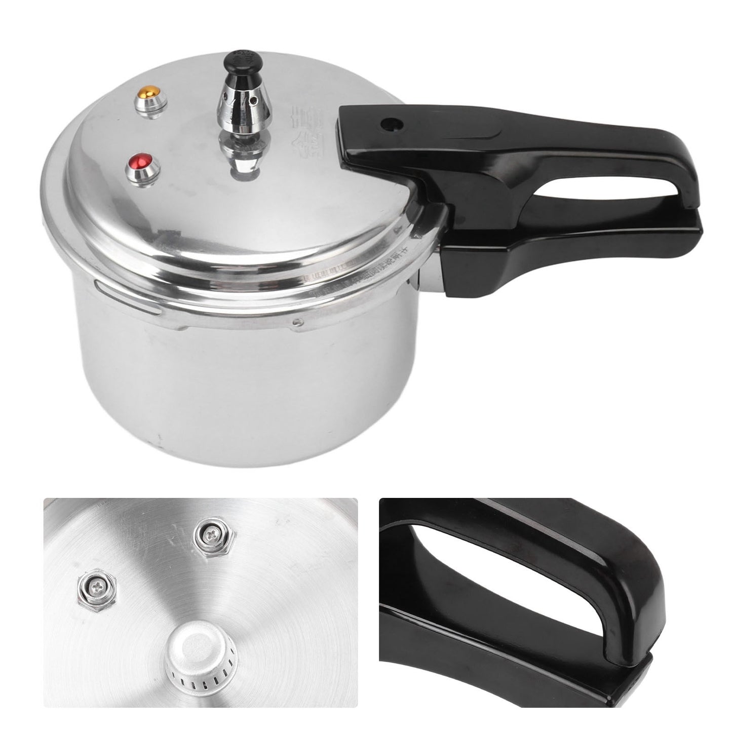 3L Stainless Steel Pressure Cooker, Stainless Steel Pressure Cooker 18cm Bottom For Gas Stove