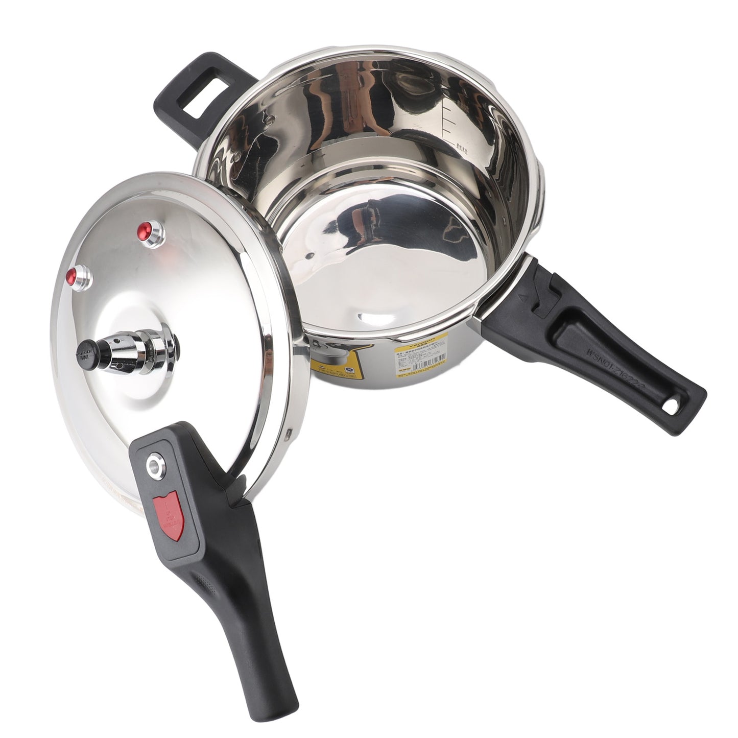 Stainless Steel Pressure Cooker, 4L Stainless Steel Pressure Cooker Cooking Various Foods For Induction Cooker