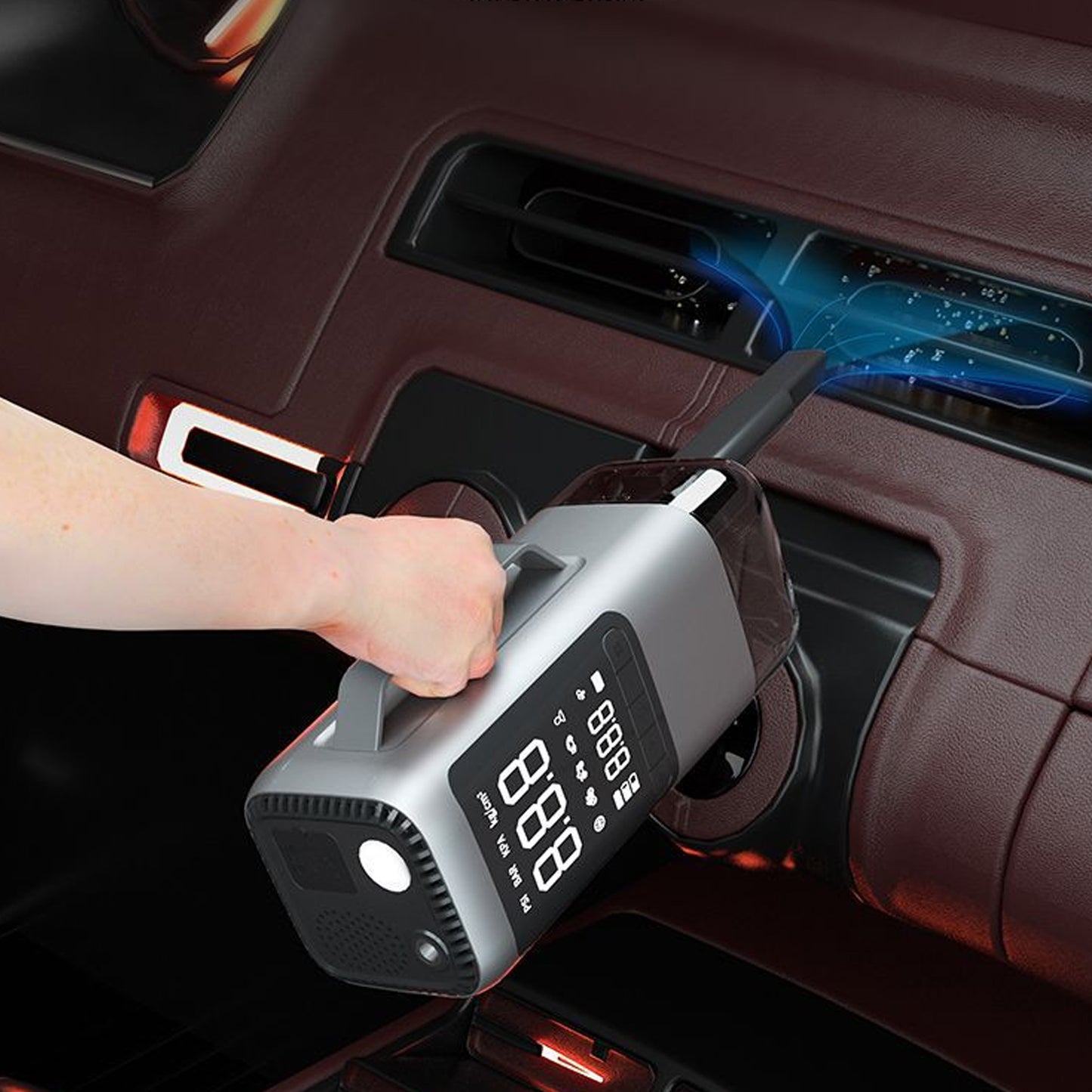 Jump Starter Multifunctional Emergency Starter Power Supply Inflator Vacuum Cleaner
