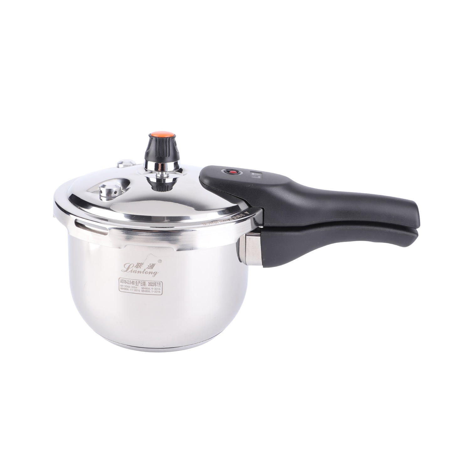 Stainless Steel Pressure Cooker, 2L Stainless Steel Pressure Cooker Cooking Various Foods For Induction Cooker