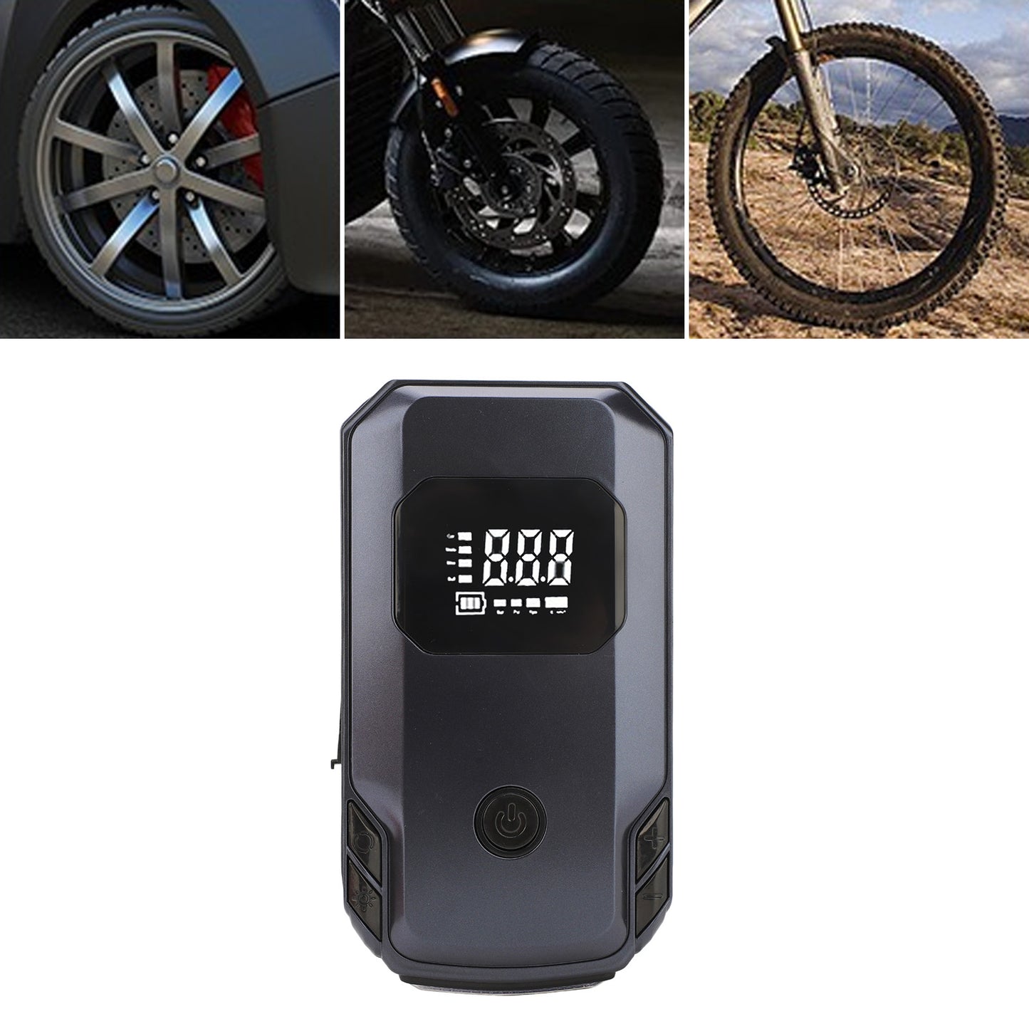 12V Outdoor Emergency Portable 150 PSI Power Station 2000 MAh Battery Booster Pack Power Bank