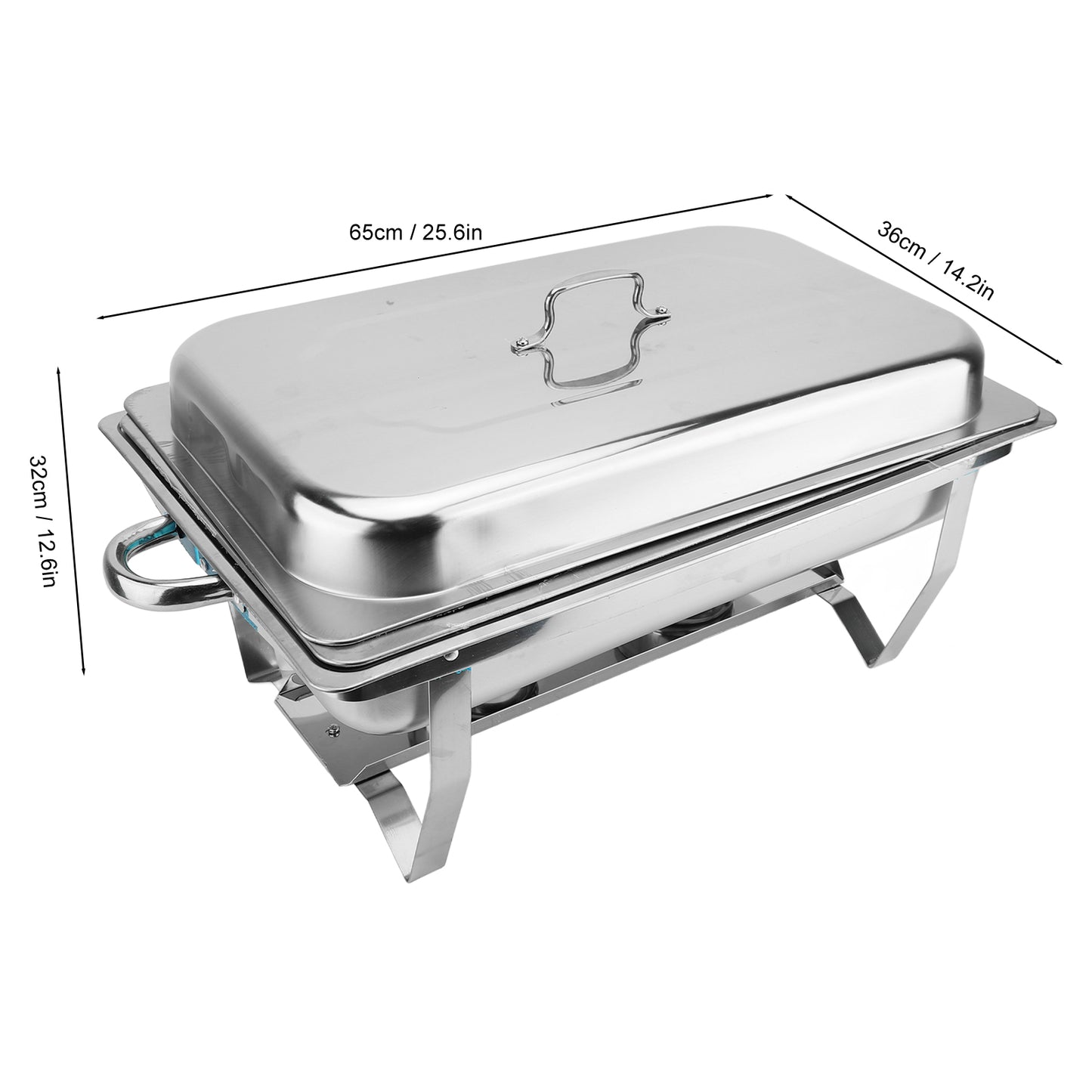 Chafing Dish Buffet Set 4 Pack, 13QT Stainless Steel Chafing Dishes For Buffet, Chafers And Buffet Warmers Sets For Parties, Events, Wedding, Camping, Dinner