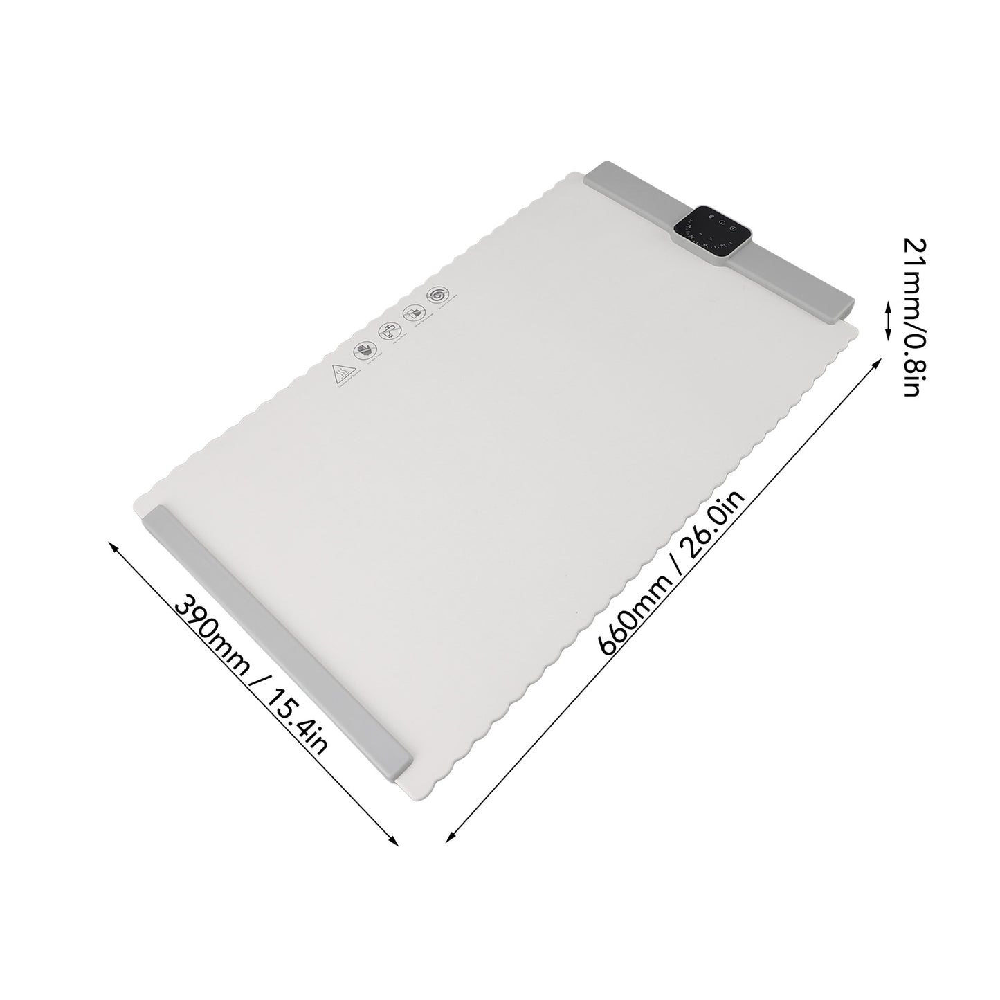 Electric Warming Tray Large Size 26"x 15.5" Rollable Food Warmer With Adjustable Temperature And Timer Control For Parties Buffets