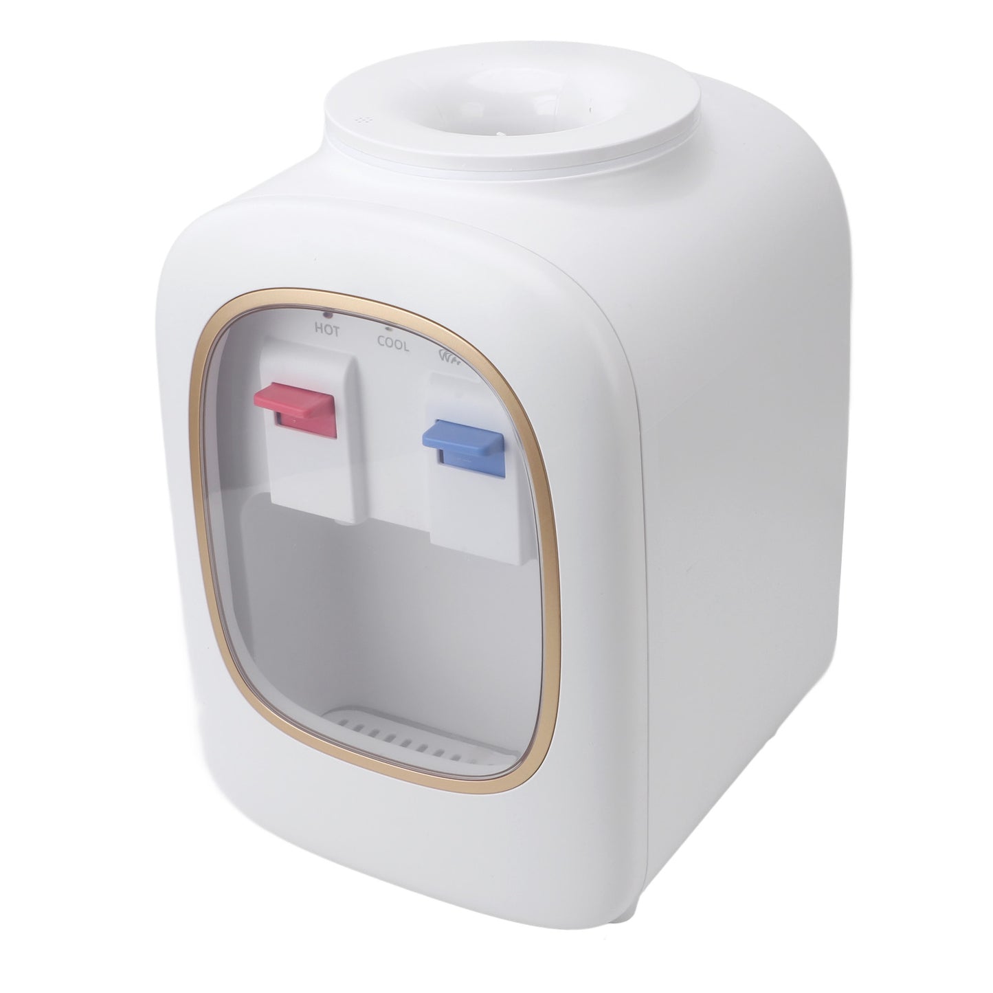 Top Loading Water Cooler Dispenser, Hot & Cold Water, 13.8'' Countertop Water Cooler Dispenser, Holds 3 or 5 Gallon
