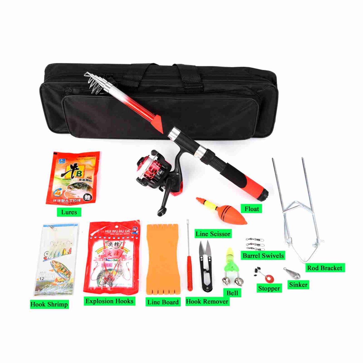 Light Fishing Rod And Reel Combo Ultra Light Fishing Rod Reel Combo Full Kit With 2PCS 2.1m Telescopic Fishing Rods Reels Fishing Lures Hooks Accessories Fishing Bag