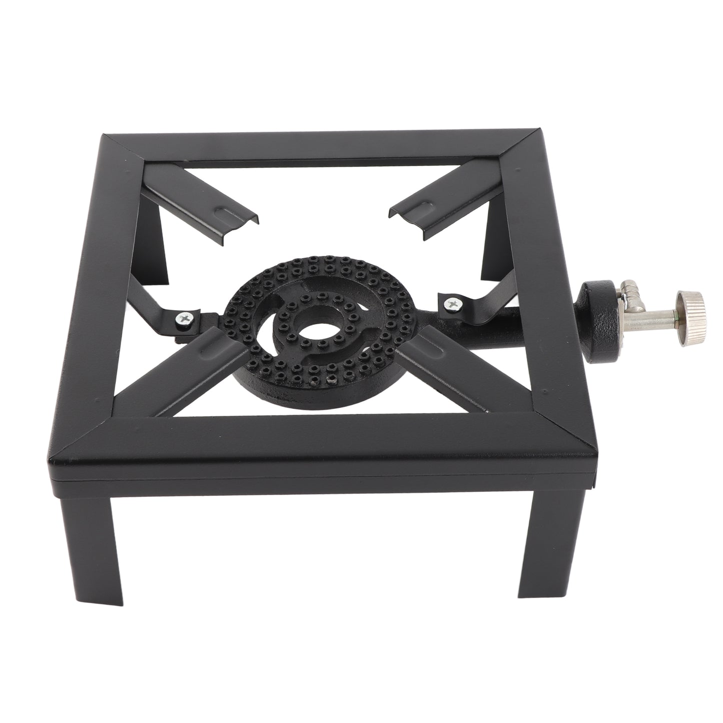LDYSO 1 Burner Portable Camping Stove Single Burner Propane Gas Cooker Cast Iron Burner Outdoor BBQ Grill