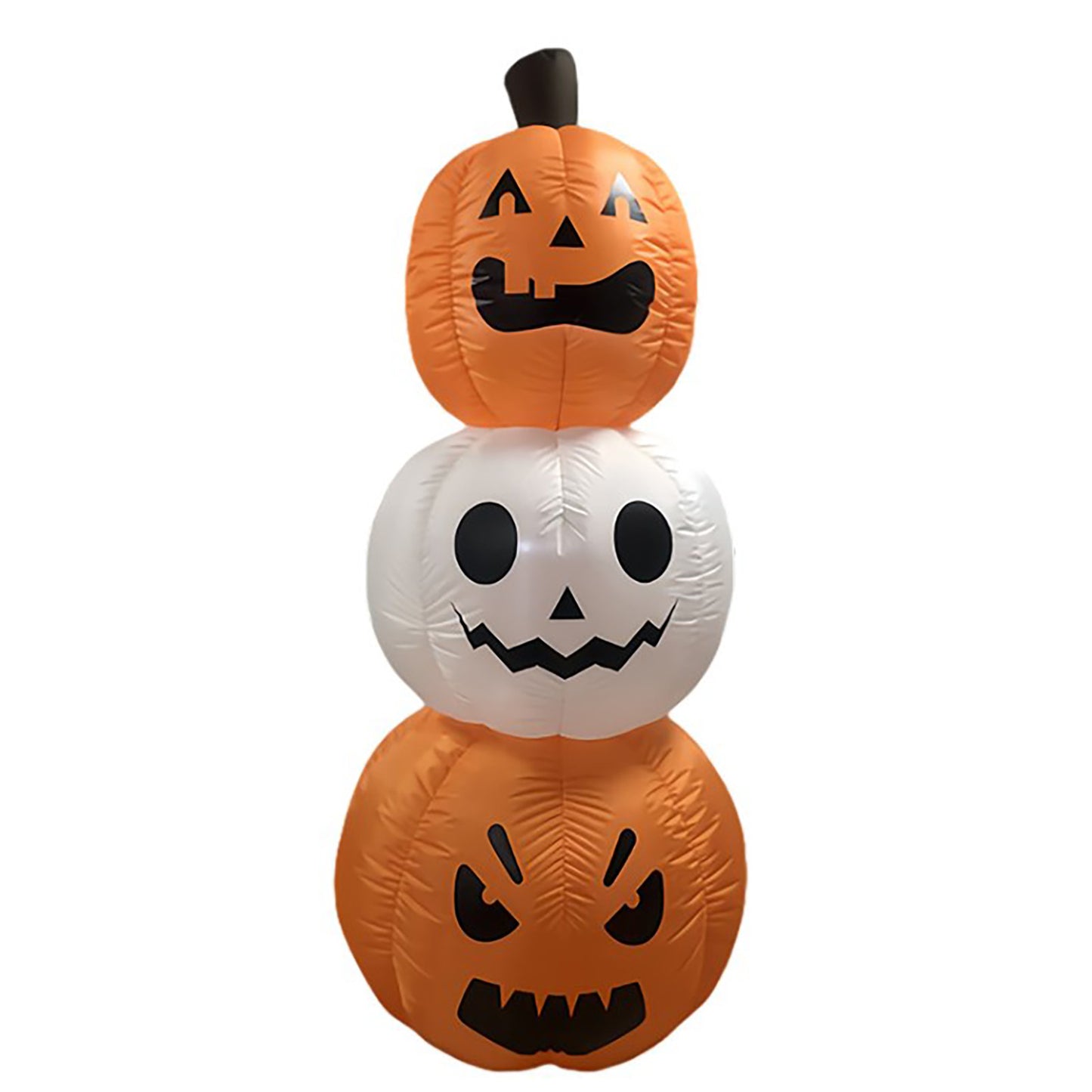 Inflatable Pumpkin Creative Stacked Blow Up Pumpkin with Sand Bags for Outdoor Holiday Decoration