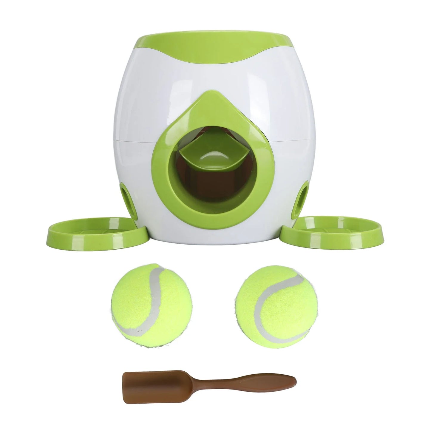 Automatic Dog Launcher-Dog Fetch Machine, Thrower For Dogs,Great Interactive Dog Toy With 2 Tennis Balls 2 Tray