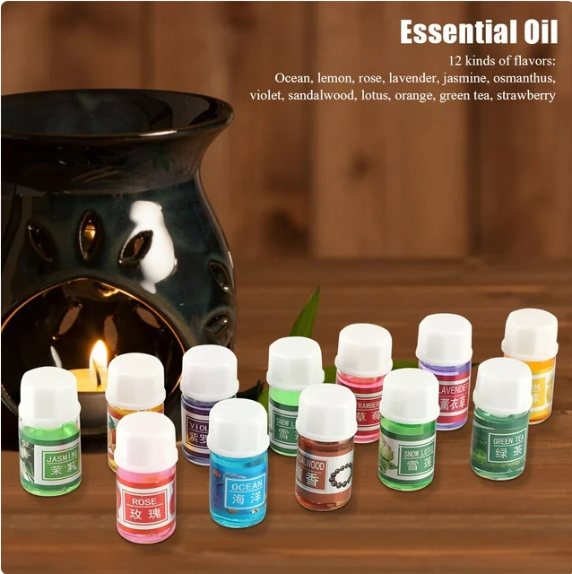 Essential Oils Set, 36pcs/set Eliminate Odors Fragrance Essential Oil, Water-soluble Diffuser for Aromatherapy Humidifier