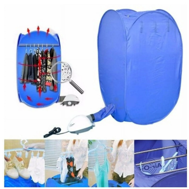 Electric Clothes Dryer Drying Machine Mini Air Clothes Dryer Fast Folding Drying Machine Bag Box with Heater Electric Laundry Drying Rack