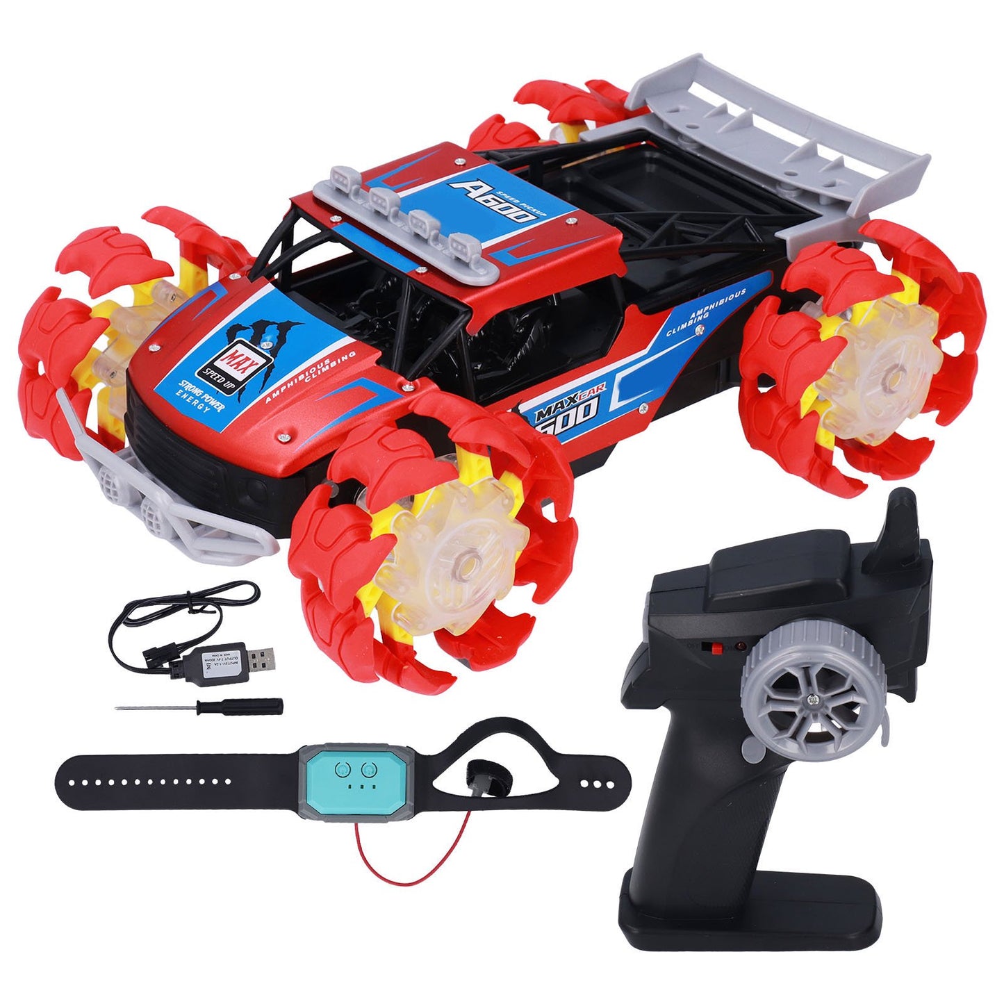 RC Crawler, Alloy ABS Birthday gift 2.4GHZ 4 Wheel Drive Off Road 1:12 Remote Control Car High Speed With Remote Control For Outdoor activities