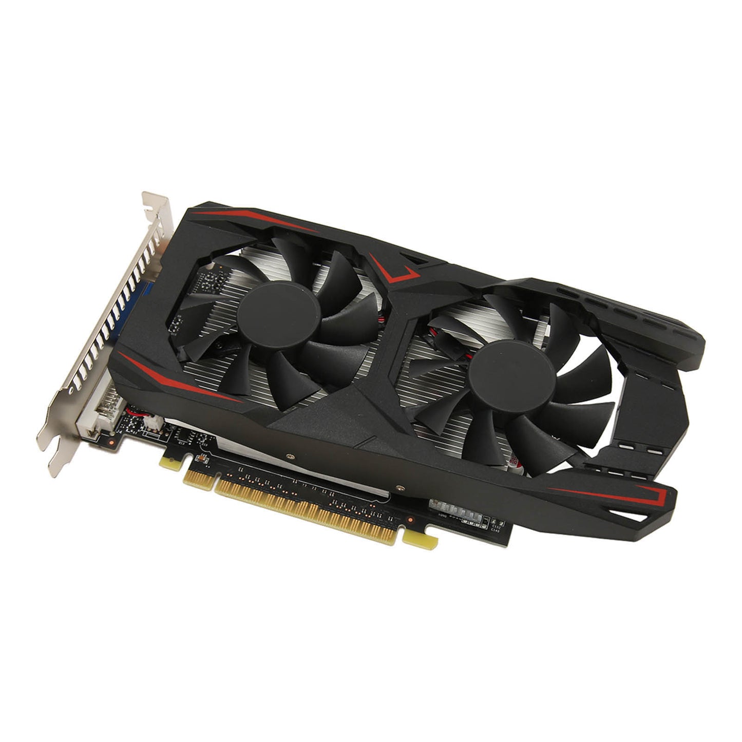 GTX1050Ti Gaming Graphics Card, 4GB GDDR5 128bit Discrete Graphics Card, 650MHz 1800MHz, DVI VGA , Gaming Video Card With Quiet Dual Cooling Fan