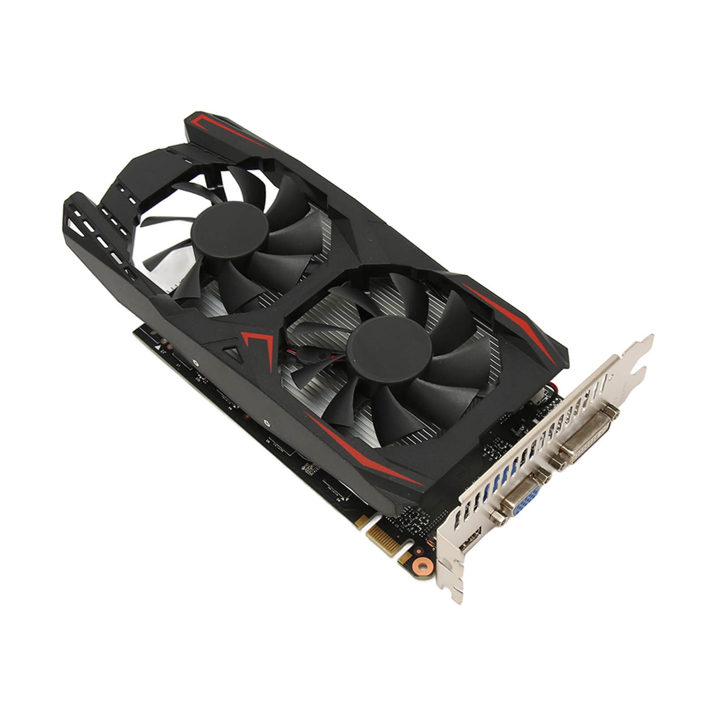 GTX1050Ti Gaming Graphics Card, 4GB GDDR5 128bit Discrete Graphics Card, 650MHz 1800MHz, DVI VGA , Gaming Video Card With Quiet Dual Cooling Fan