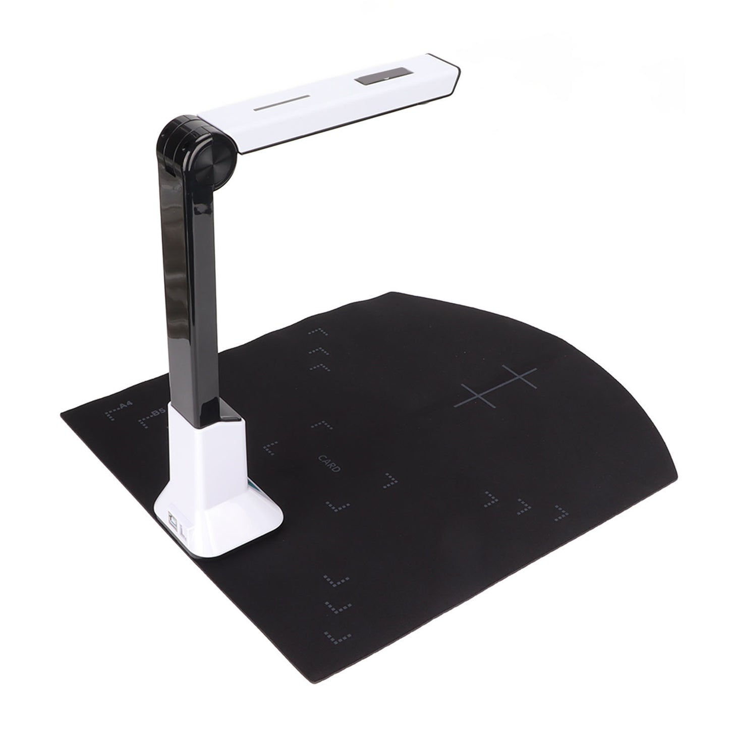 Portable Document Scanner, A4 USB Book Scanner with 8MP Document Camera for Teachers Online Teaching, Office, Learning, Smart OCR Scan Auto-Flatten & Deskew Compatible Windows