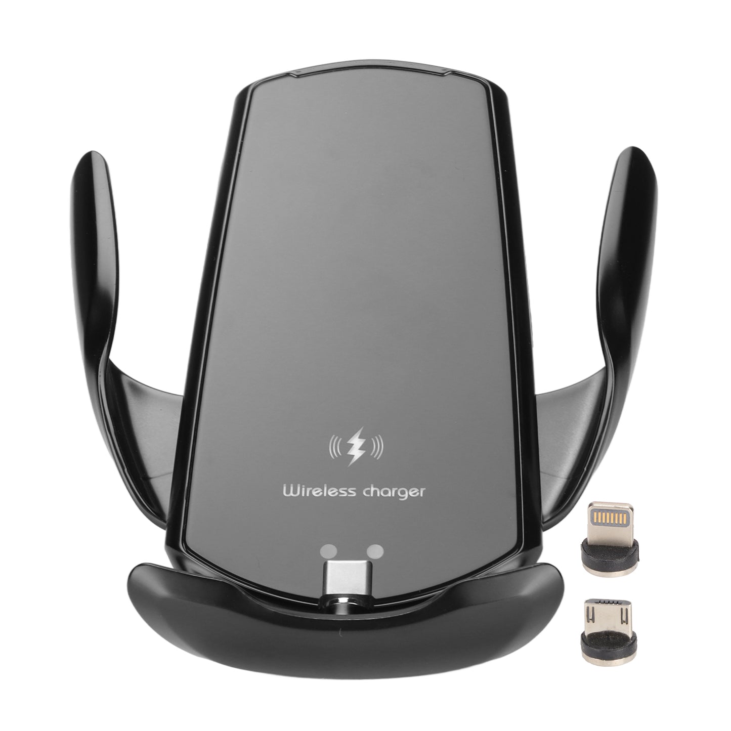Car Mount Charger 15W Magnetic Wireless Car Charger, Fast Charging Air Vent Magnet Accessories Auto Clamping Phone Holder for iPhone 15/14/13/12, Samsung, Black