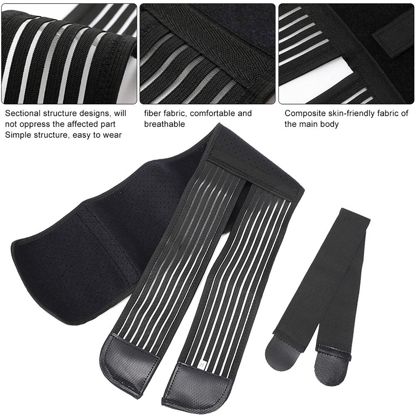 EOTVIA Broken Rib Brace, Rib and Chest Belt for Men and Women, Rib Cage Protector Wrap Rib Belt for Sore or Bruised Ribs Support, Broken Sternum, Dislocated Ribs Protection, Pulled Muscle Pain