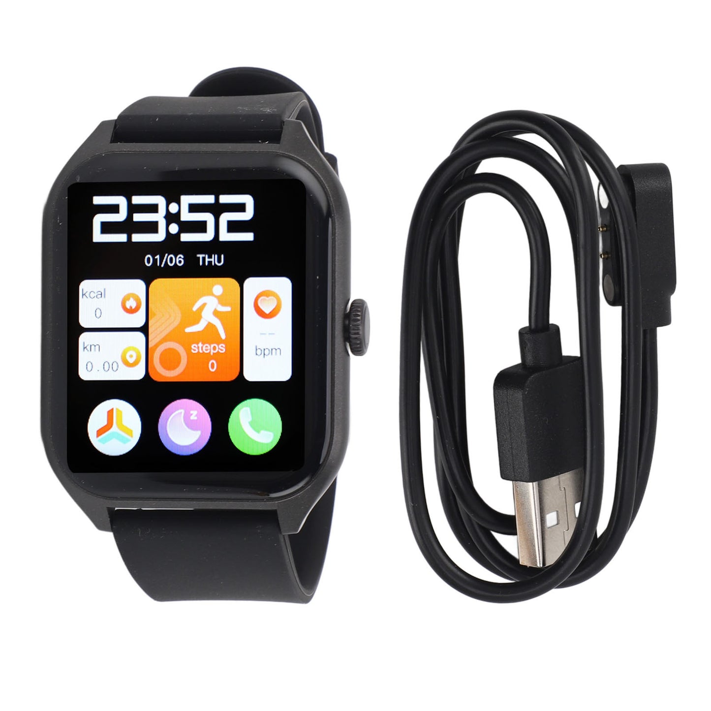 Smart Watch for Women Men, 1.96" Smartwatch (Answer/Make Call) for Android & iPhone, Fitness Tracker with 100+ Sport Modes, IP67 Waterproof Activity Tracker Sleep Monitor/Pedometer/Calories