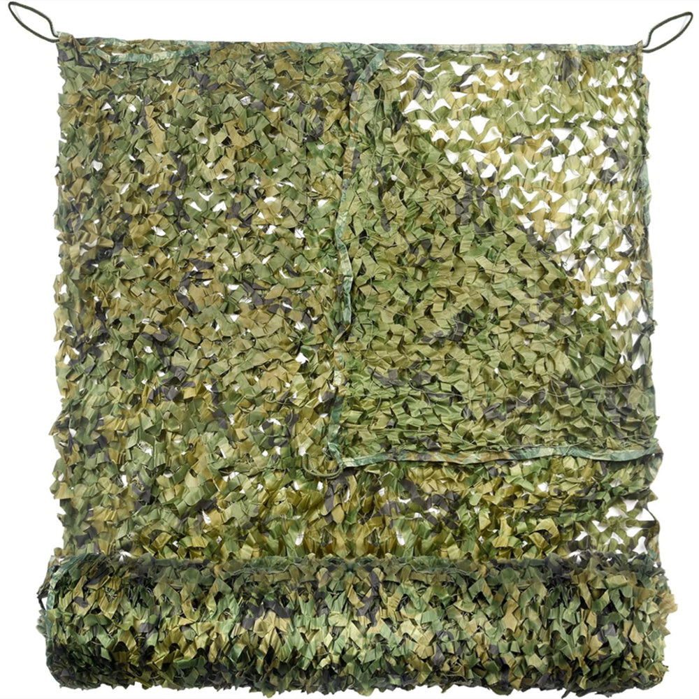 Camo Netting, 9.84ft x 16.4ft 3D Leaf Camouflage Mesh Netting for Hunting Blinds, Mesh Camo Netting Perfect for Camping Shooting Hunting, Military Theme Party Decoration Sun Shade Outdoor