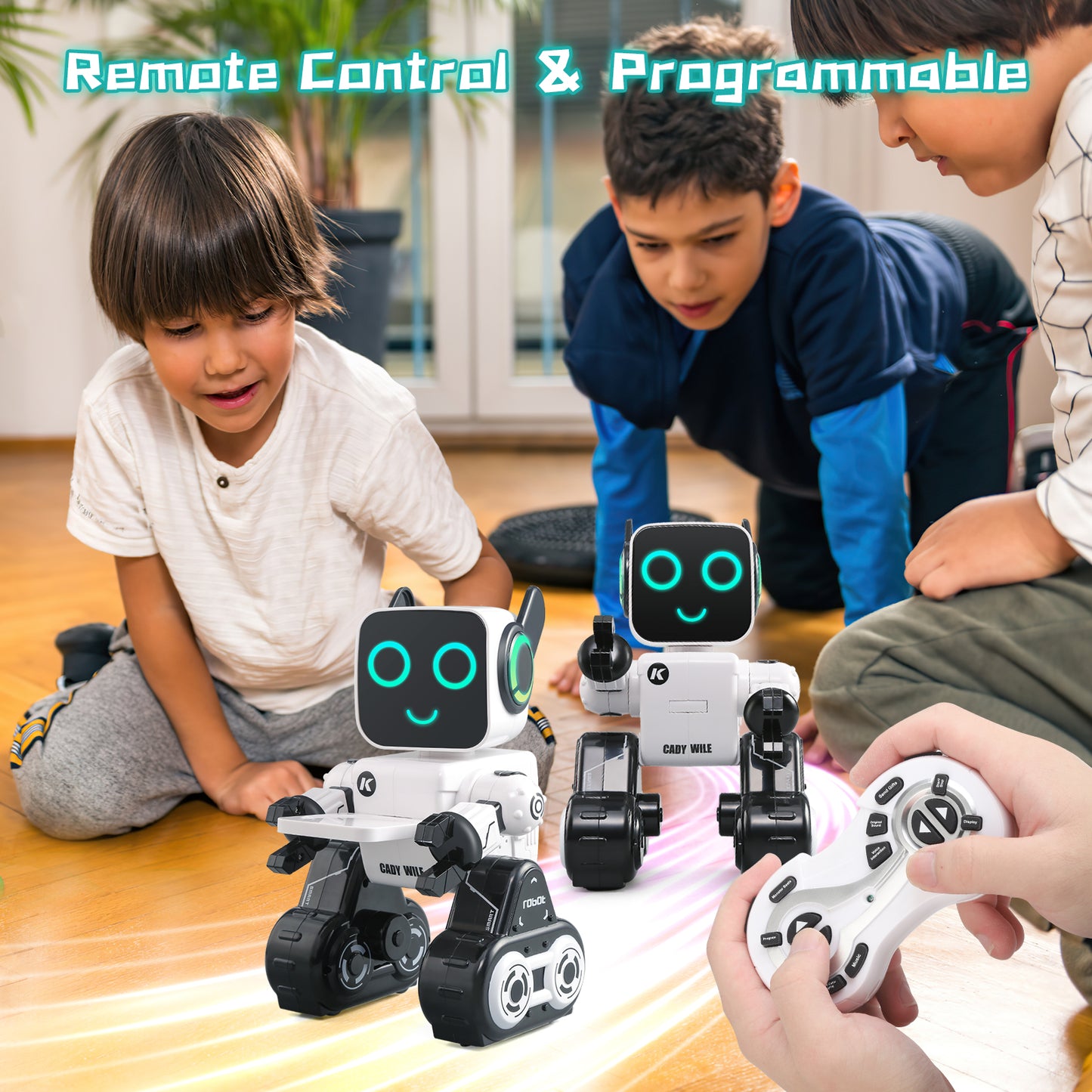 Robot Toys for Kids,Interactive Robot Toy with Coin Bank - Programmable, LED, Walking, Talking, Singing, Dancing - for Kids