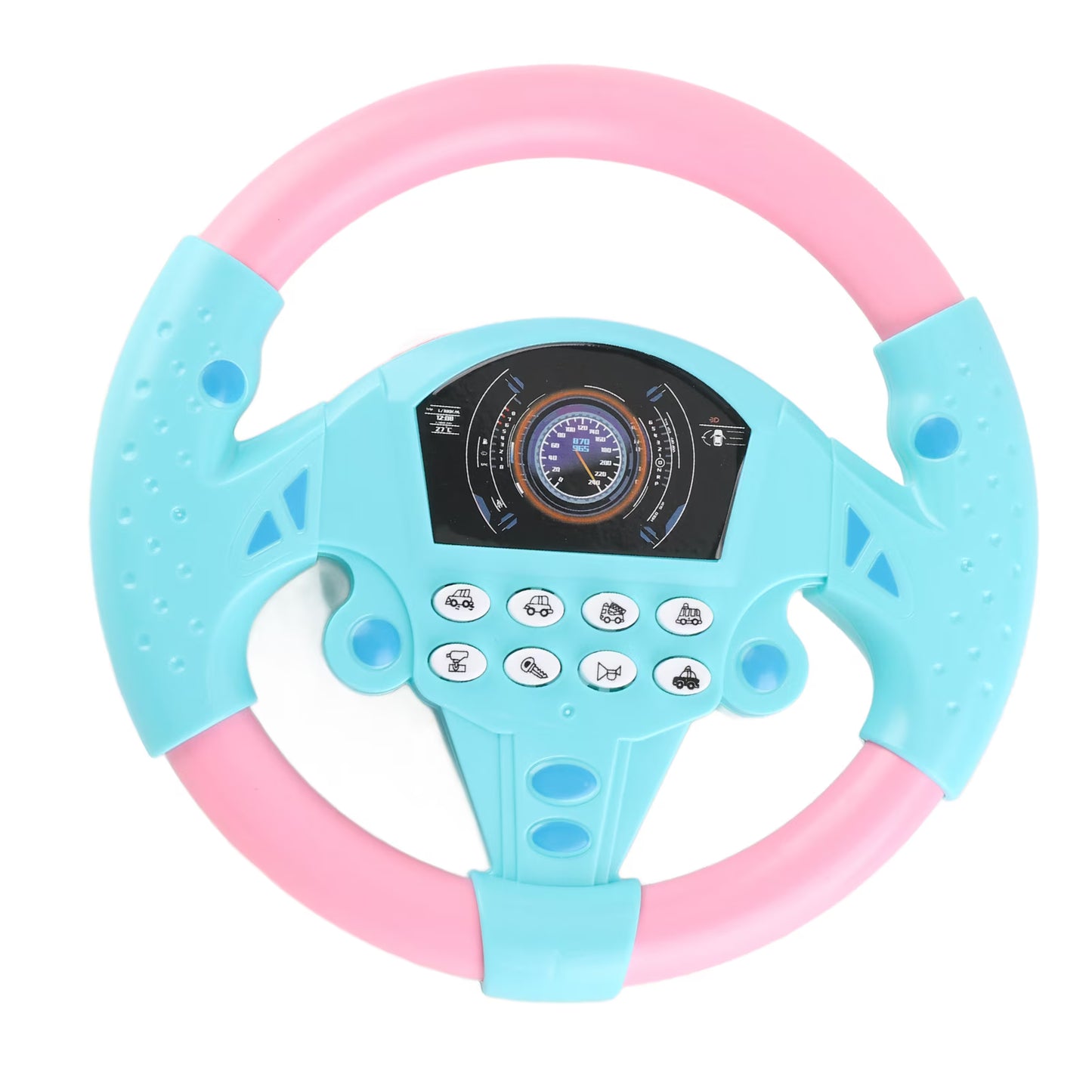 Steering Wheel Tool, Music Toy Copilot Steering Wheel Tool for Baby Kid Children