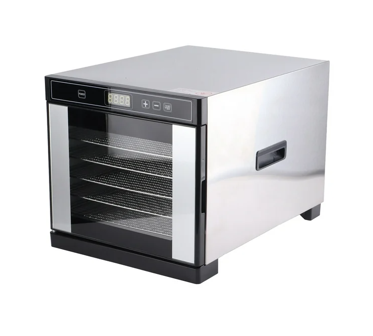 6 Layers Stainless Steel 600W Food Dehydrator with Timer and Temperature Settings,Dehydrators for Fruit Vegetable Meat Pet Snack