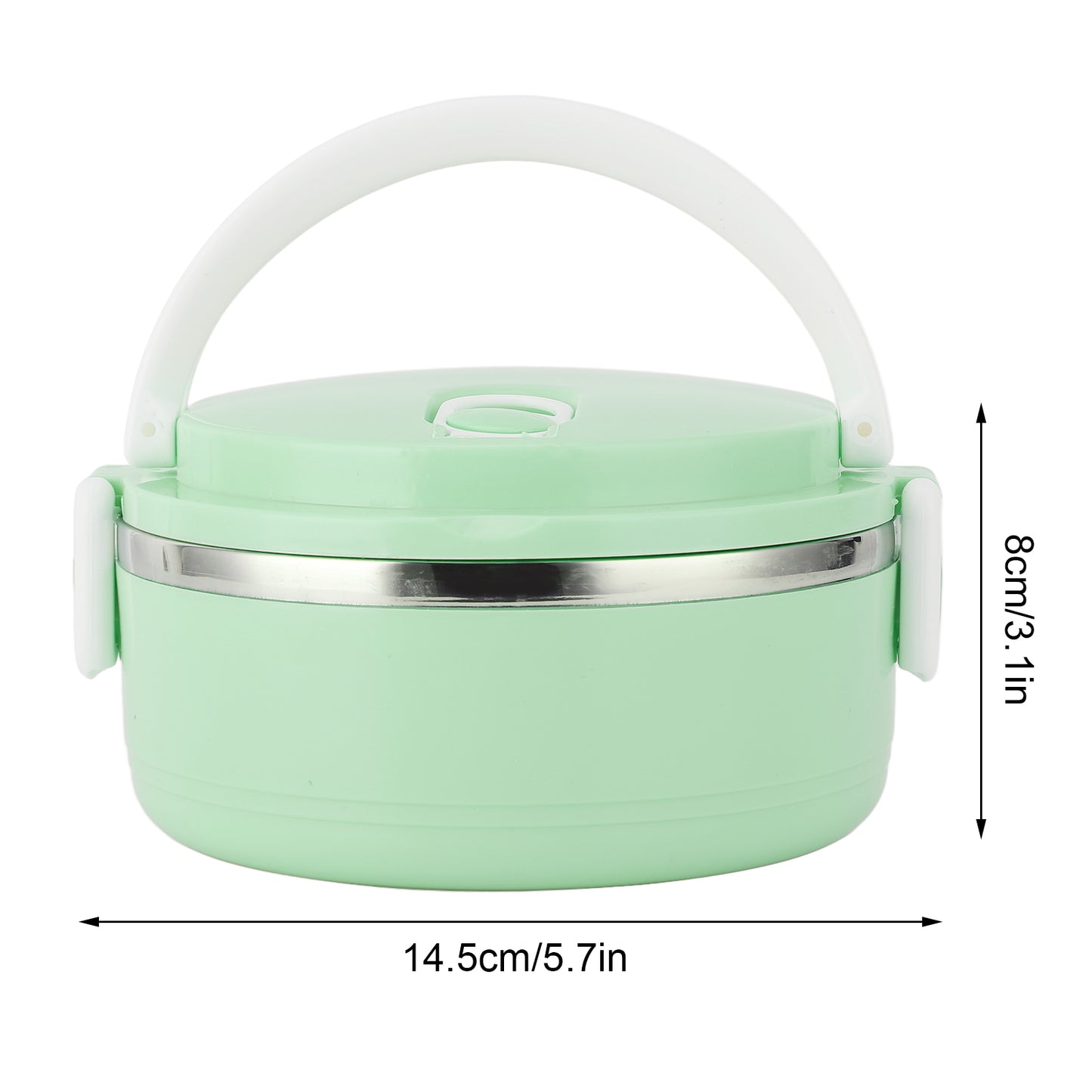 Thermal Lunch Box Stackable Hot Food Insulated Box 304 Stainless Steel Round Lunchbox Sealed Food Containers,Stackable Thermal Lunch Box,Thermal Lunchbox
