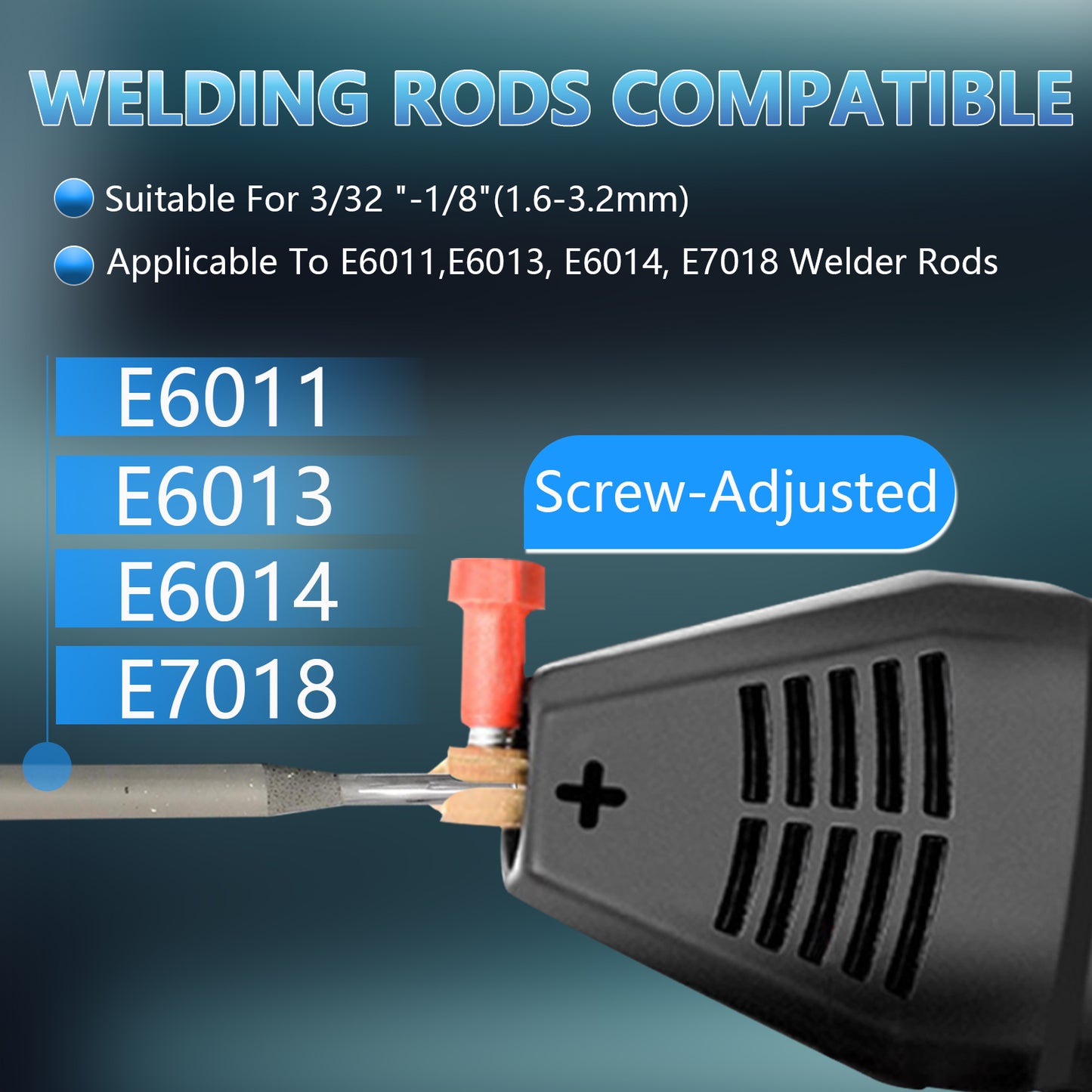 3000W Portable Handheld Stick ARC Welder Machine, 20-200A Adjustment Current, Digital Display, IGBT Inverter, Electric Welder Machine Kit Fit for 3/32"- 1/8" All Size Rod