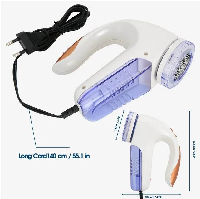 EBTOOLS Electric Clothes Lint Remover, Portable Electric Fabric Clothes Sweater Lint Remover Fuzz Shaver Removing Machine, Electric Fuzz Shaver