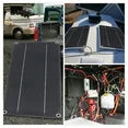 600W Solar Panel Kit, 12V 100A Solar Charge Controller Dual USB Outputs Portable Waterproof Solar Panel Set for Boat Camping Motorcycle Home Outdoor Lights RV Camera Generators, Black