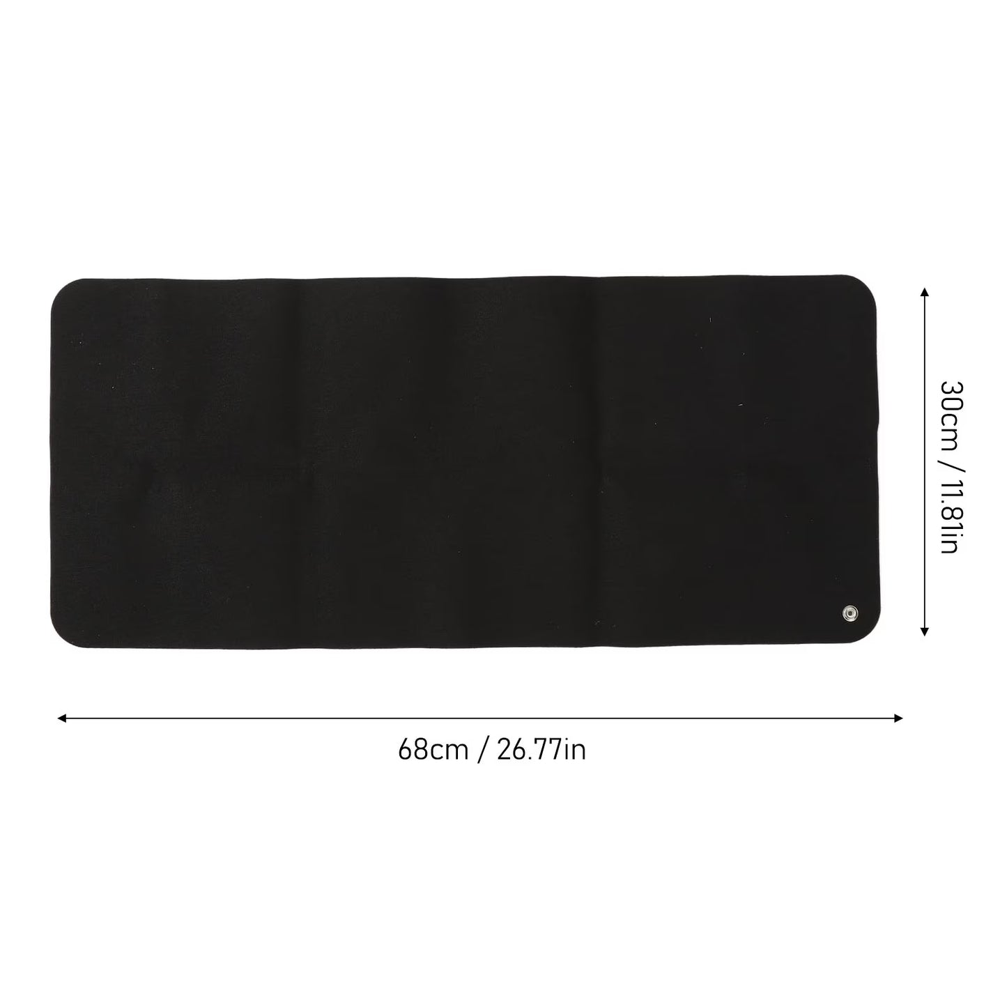 Grounding Mat For Bed Grounding Pad 11.81" X 26.77" For Improves Sleep, Joint Pain For Anxiety, Black