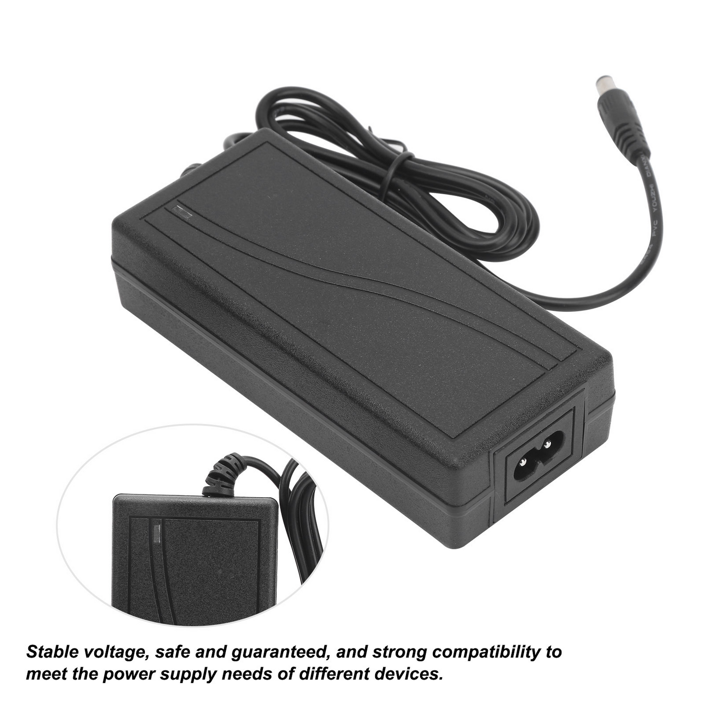 Electric Scooter Charger, Black 1 Set Replacement Scooter Charger 42V 2A Battery Charger, For Scooter Lovers Professional Outdoor Scooter