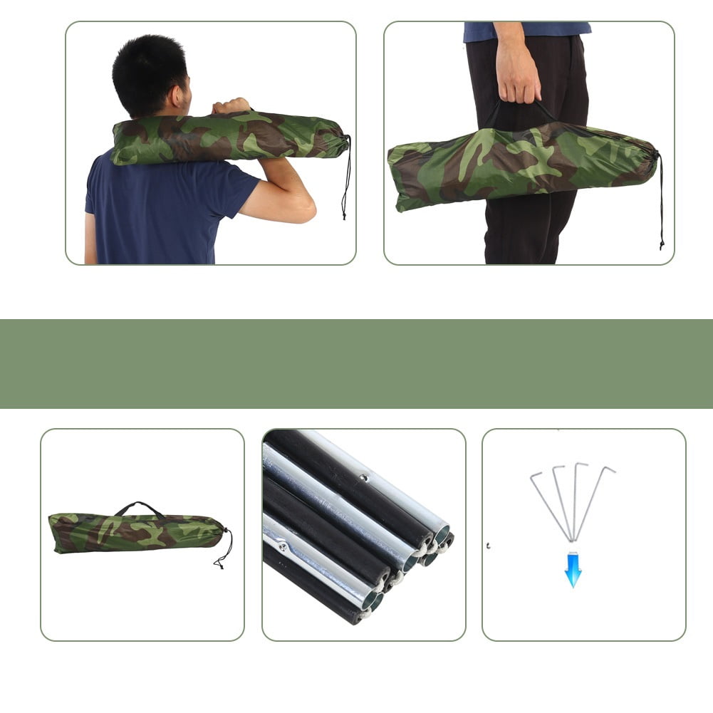 Camouflage Tent UV-anti Tent Waterproof One Person Tent for Camping Hiking, Lightweight Backpacking Dome Tents, Camouflage Tent
