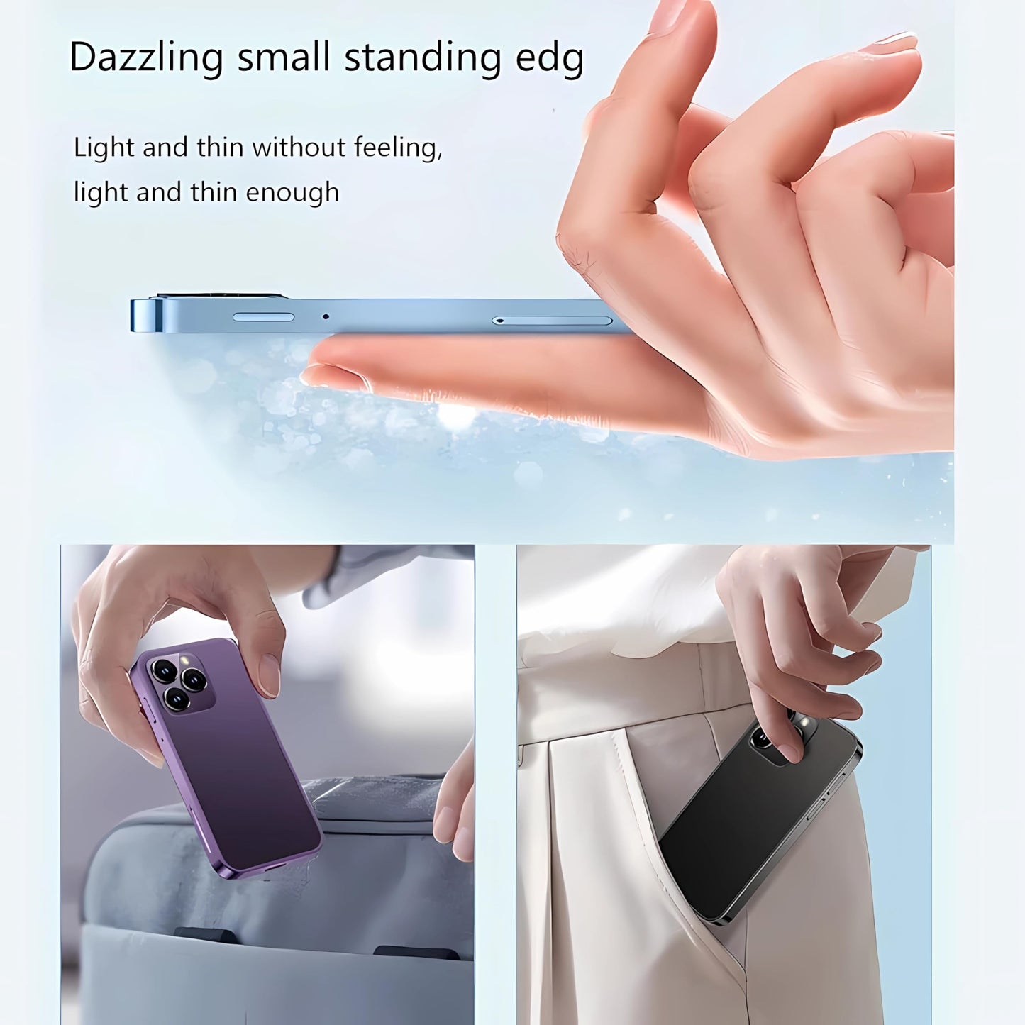 3G Mini Smartphone 2.5 Inch Screen WiFi Hotspot Bluetooth Quad Core 2GB RAM 16GB ROM Android 9.0 Cell Phones Slim Body HD Camera Dual SIM Cute Palm Child Kids Student Mini Phone (Pink)