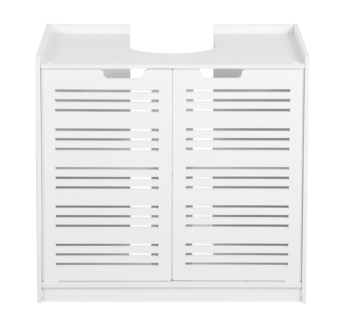 Household Modern Double Door Sink Basin Storage Cabinet for Bathroom Toilet Furnitures,Bathroom Cabinet,Double Door Cabinet
