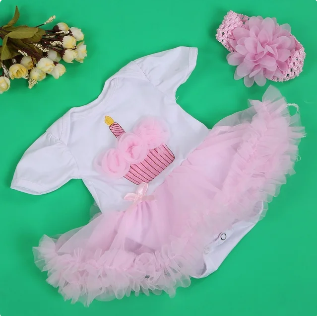 Simulation Doll Clothes, Doll Dress For 20-22inch Dolls For Baby Kids