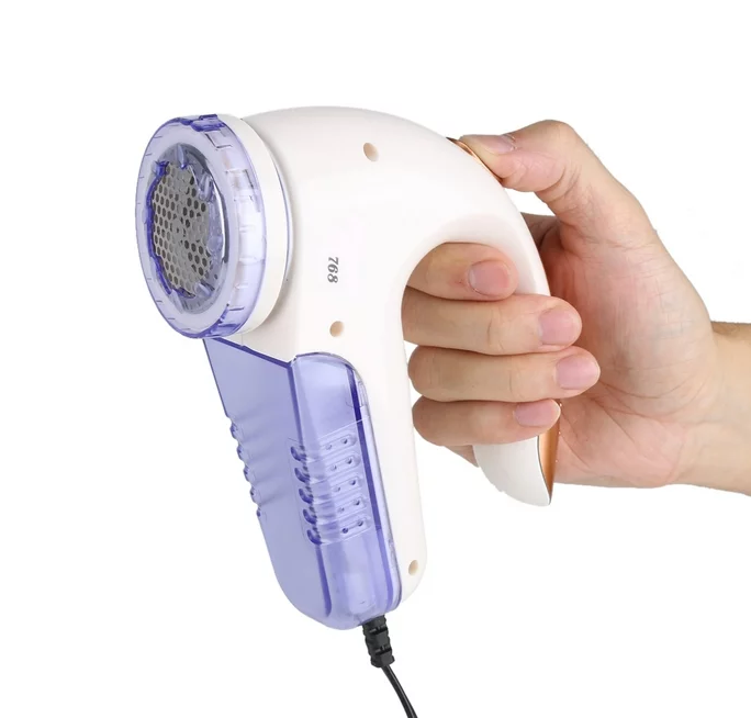 EBTOOLS Electric Clothes Lint Remover, Portable Electric Fabric Clothes Sweater Lint Remover Fuzz Shaver Removing Machine, Electric Fuzz Shaver
