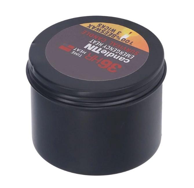 Fyydes Long Lasting Candles,Survival Candle 3 Wicks 36 Hours Burning Natural Sweet Aroma Widely Portable Emergency Candle For Home Outdoor,Emergency Candle