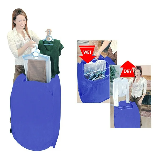 Electric Clothes Dryer Drying Machine Mini Air Clothes Dryer Fast Folding Drying Machine Bag Box with Heater Electric Laundry Drying Rack