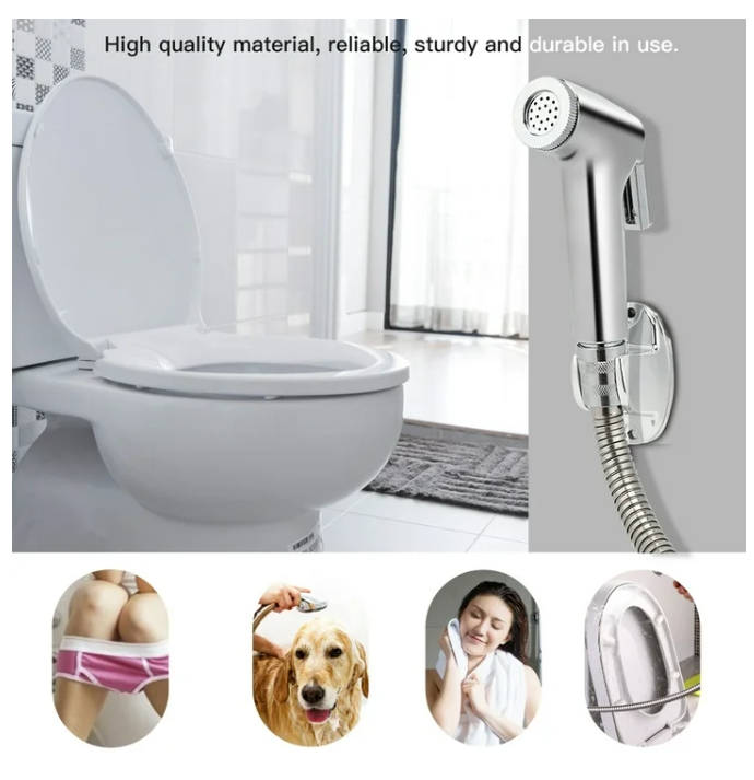 Toilet Bidet Head, Bidet Sprayer, Toilet Spray Head, Handheld Bidet Sprayer Set Portable Shower Sprayer For Toilet Bathroom