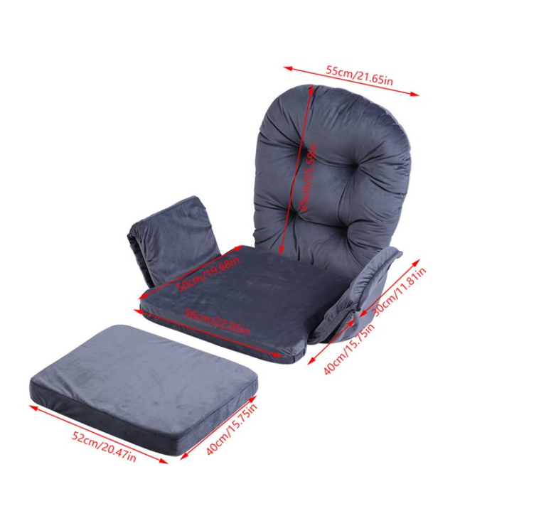 Glider Cushions Replacement Set Glider Chair Replacement Cushionsay Soft Cotton Chair Cushion Stool Pad Set Warm Cover Foray Color