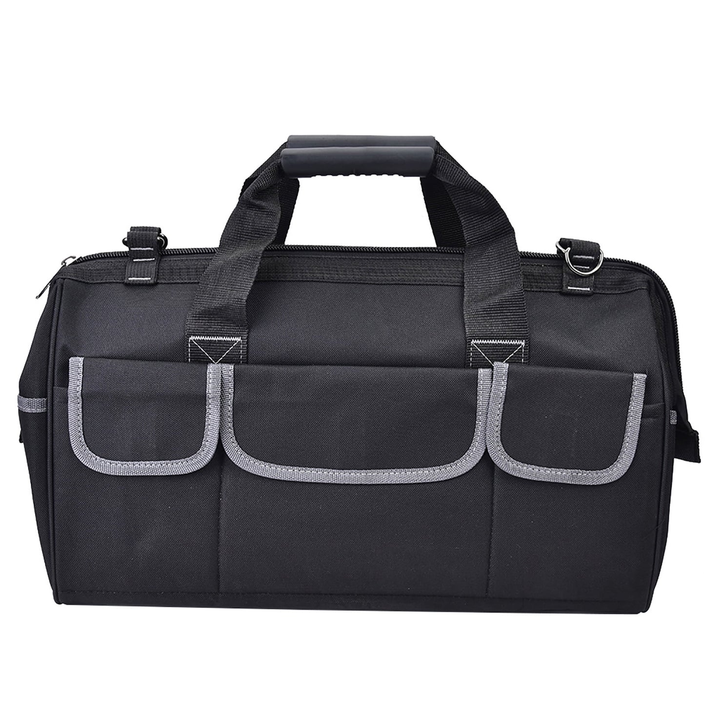 19 Inch Tool Bag, Shoulder Straps Large Water Proof Tote Bag For Tool Storage